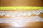 4 Pieces Of French Antique Lace Trim