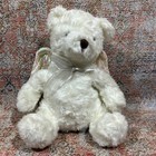 Vintage Avon Stuffed Plush Bear Angel With Wings Musical Battery Operated 2001