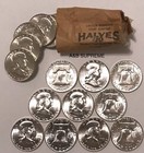  10  Franklin Half Dollars From Obw Roll Estate Choice-gem Bu Unc 90  Silver