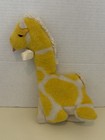 Vtg Eden Yellow Giraffe Plush Stuffed Animal Wind Up Musical Plush Neck Works 