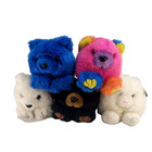 Puffkins Swibco Plush Lot Cosmo 5  Blue Black White Mini Stuffed Toys 1994