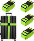 Luggage Straps For Suitcases Tsa Approved Travel Belt 8 Pack By Green