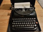 Vintage Remington Rand Model 5 Portable Manual Typewriter With Case Nice