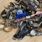 7 Lbs Broken Vintage Wrist Watch Lot Quartz Mixed Bulk  Parts Only Junk Repair