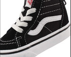 Vans Toddlers Sk8hi Zip Shoes   Black white   Authentic New