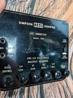 Vintage Simpson 260 Ac Ammeter Adapter Model 653 Untested  2 