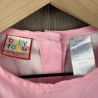 Baby Togs Vintage Dress Girls 4 Pink Floral Embroidered Smocked Cottagecore