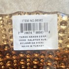 Three Hands Corp  Metallic Gold Charger Plate Round 13  Decorative Plate