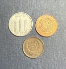 Vintage Afghanistan 3-coin Lot  Circulated Foreign Coins 