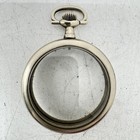 Antique 12 Size Unbranded Conversion Open Face Pocket Watch Case Nickel Usa