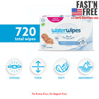 Waterwipes Baby Wipes 720 Count Unscented Hypoallergenic Sensitive Skin 12 Pack