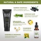 Blackhead Peel Off Face Mask 3blackhead Remover Mask brush tea Tree Oil Serum