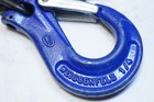 Used Weissenfels 2 Legged Sling 7 32 Grade 80 W  Safety Clevis Sling Hooks