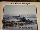 Blue Angels 1981 35th Anniversary Poster Signed By Team 16x20