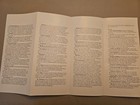Vintage 1979 United States Virgin Islands Fact Sheet Brochure