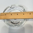 Hotel De Loubre Monte Carlo Trinket Dish Ashtray Vintage Glass Palace