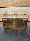 Worlds Fair Item Vintage Bija Inc Nyc Metal Treasure Chest Trinket Box