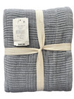 Ll Bean Pillow Sham Matelasse Blue Cotton Textured Cottage Bedding King 20 x35 