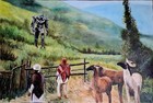 Transformers In Peru  Oil Painting On Canvas By Unknown Artist  24x36 Inch 