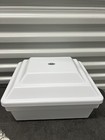Athena White Horizontal Urn Burial Vault 10  X 11 5  X 7 