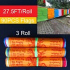 Tibetan Buddhist Prayer Flags 90pc Outdoor Meditation Traditional 11x9 Inches