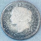 1884 Canada 5 Cents Silver Coin Near 4 Victoria