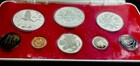 Rare Complete 1974 Cayman Islands Sealed Proof Mint Set With Large Silver Coins