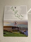 Allisen Corpuz Signed Pebble Beach Golf Scorecard 2023 Us Womens Open Champ Lpga