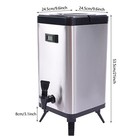 3 17 Gallon Beverage Dispenser With Handle Cold Drink Water Dispensers Storage