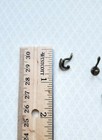 Dollhouse Miniature Wall Hooks Set Of 4 Metal 1 12 Scale Antique Brass Finish