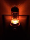 Vacuum Tube Amber Glow Led Night Light With Seeburg Wurlitzer Jukebox Valve