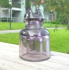 Scarce Purple Cd 545 Va French Glass Insulator