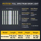 Phlizon Fd9600 1000w Dimmable Led Commercial Indoor Grow Light Full Spectrum