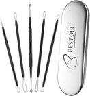 Blackhead Remover Tool Kit  5 Piece Stainless Steel Pimple Popper Extractor