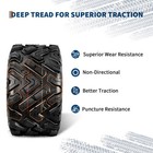 2 Pack 20x10-10 Atv Utv Tires 20x10x10 All-terrain 6pr Off-road Tires Tubeless