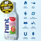 Hint Flavored Water Zero Sugar 0 16 Fl Oz  pack Of 12   Strawberry Kiwi