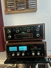Mcintosh C29   Mc2505 Set Stereo Preamplifier Amplifier Solid State Wood Cabinet