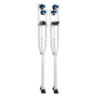Silver Aluminum 48-64  Adjustable Drywall Stilt Tool - Painter Walking Finishing