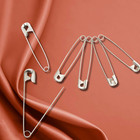 3inch Extra Large Safety Pins - 100pcs Heavy Duty Silver Nickel-plated Steel    