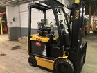 2020 Yale 5000 Lb Electric Forklift With 1666 Hours Side Shift Triple Mast