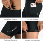 Beroy Womens Padded Bicycle Compression Shorts Black Xl