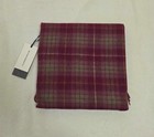 Tartan Blanket Co 100  Lambswool Oversized Scarf In Fraser Heather Brand New