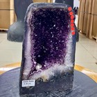 19 36lb Large Natural Amethyst Geode Cathedral Crystal Cluster Specimen Healing 