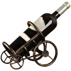 Antique Look Iron Tricycle Wine Rack For Rustic And Vintage Home Display