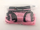 Pink Pet Cat Harness   Leash Set  Escape Proof Adjustable Kitten Vest Cats Sz M