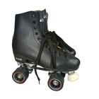 Vintage Roller Derby Quad Design Black Roller Skates W pro Star Wheels Men s 10