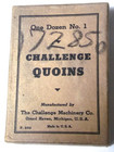 Nos Box One Dozen No  1 Size Challenge Quoins Letterpress Grand Haven Mi Usa