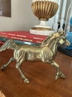 Vintage Solid Brass Home Decor Running Horse Showpiece Figurine Statue 7 l X4 5h