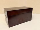 The Bombay Company Wooden Photo Recipe Card Box - Vtg  1996 - Mint Condition   