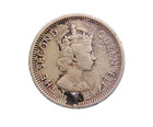 1956 British Caribbean Territories 10 Cents Elizabeth Ii Km 5-nice Circ-c6729xux